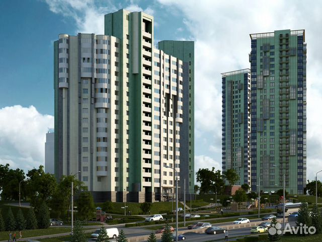 1-к квартира, 49.4 м², 6/16 эт. 1-к квартира, 49.4 м², 6/16 эт.