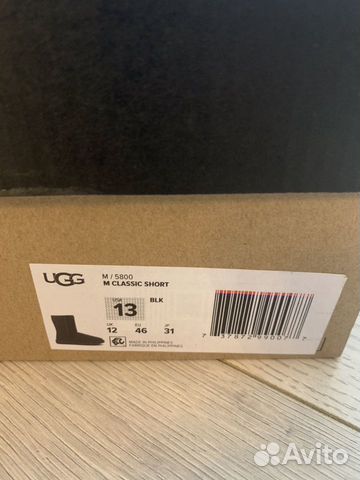 Ugg Australia original мужские угги 46 размер Ugg Australia original мужские угги 46 размер