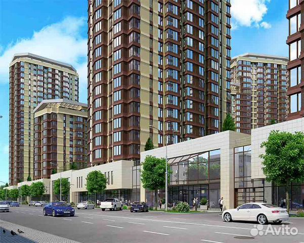 1-к квартира, 40 м², 4/24 эт.