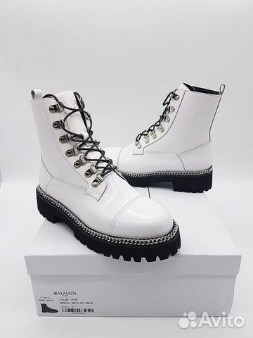 Ботинки кожаные Balmain Ботинки кожаные Balmain