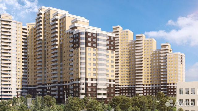 2-к квартира, 68.7 м², 19/25 эт.
