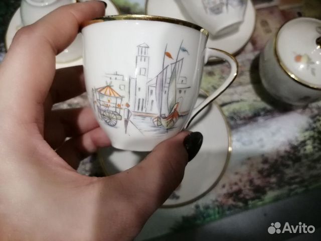 Кофейный сервиз фарфор Бавария