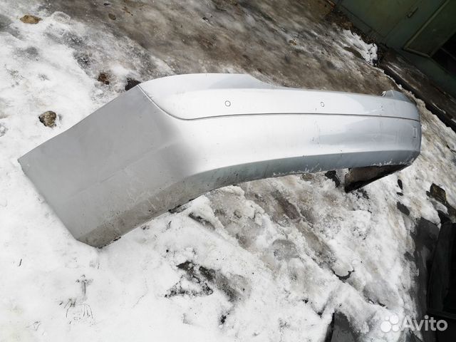 Mercedes w221 задний бампер серый
