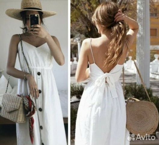 Льняное платье Zara Льняное платье Zara