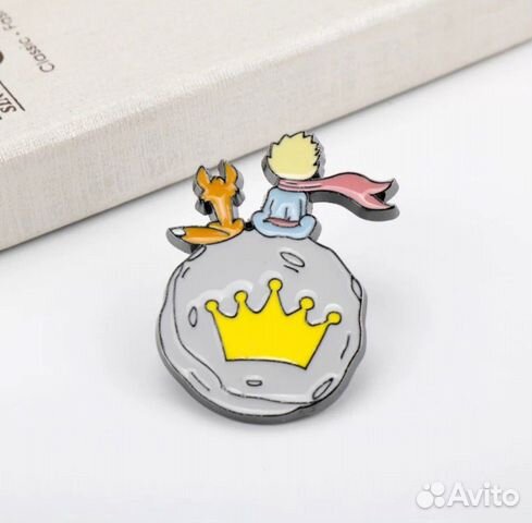 Маленький принц Значок Брошь Лис