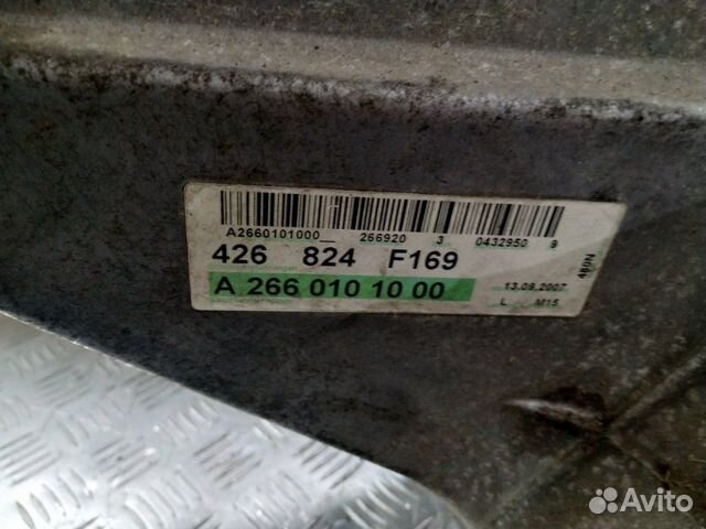 Блок цилиндров Mercedes A Class W169 M266.920 2007