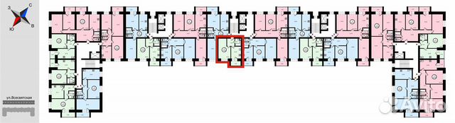 1-к квартира, 41.4 м², 10/10 эт. 1-к квартира, 41.4 м², 10/10 эт.