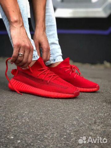 Кроссовки adidas yeezy boost 350 v2 red