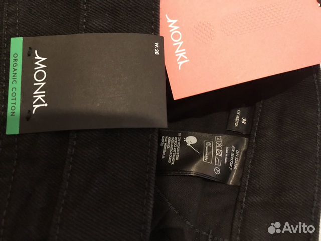 Юбка monki черная джинса Юбка monki черная джинса