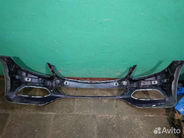 Бампер передний мерседес 205 С классик серебро