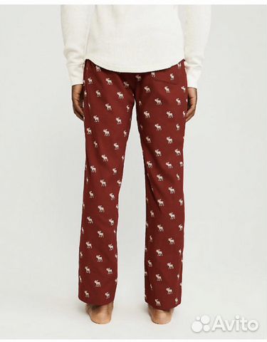 Abercrombie Fitch спорт штаны красные с лосями Abercrombie Fitch спорт штаны красные с лосями