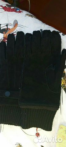Перчатки мужские 8.5-9 натур.замша
