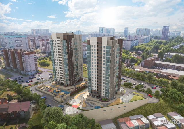 2-к квартира, 59 м², 3/17 эт. 2-к квартира, 59 м², 3/17 эт.