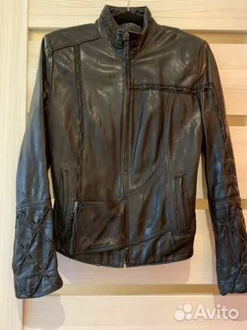 Кожаная куртка Dsquared