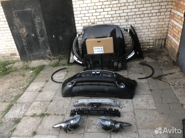 QX70 3.0d/ FX30d Ноускат дизель морда в сборе