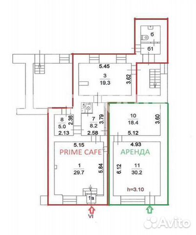 Сдам помещение свободного назначения, 48.6 м² Сдам помещение свободного назначения, 48.6 м²