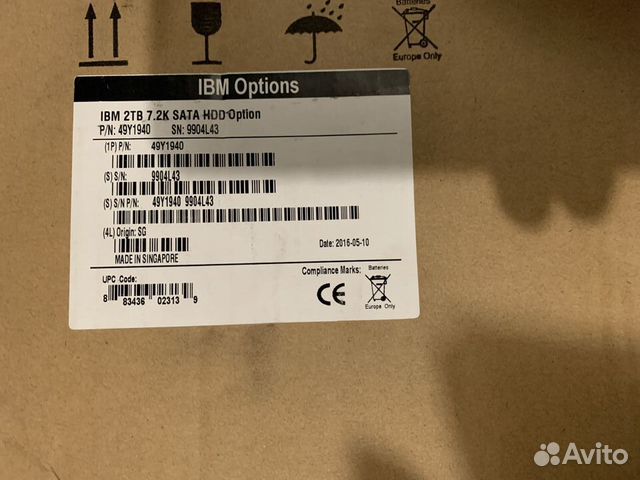 Жесткий диск IBM 2Tb SATA 3.5 49Y1940 Новый Жесткий диск IBM 2Tb SATA 3.5 49Y1940 Новый