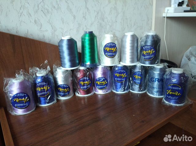 Нитки для вышивальнвх машин