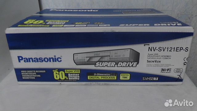 Видеомагнитофон Panasonic NV-SV121EP-S новый Видеомагнитофон Panasonic NV-SV121EP-S новый