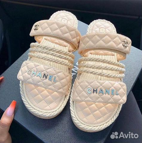 Шлепки сандалии женские chanel Шлепки сандалии женские chanel