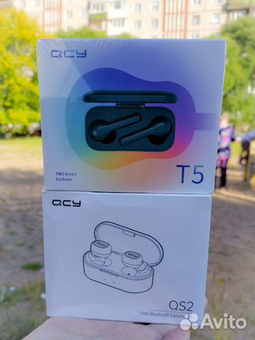 Беспроводные наушники QCY T5 и QS2