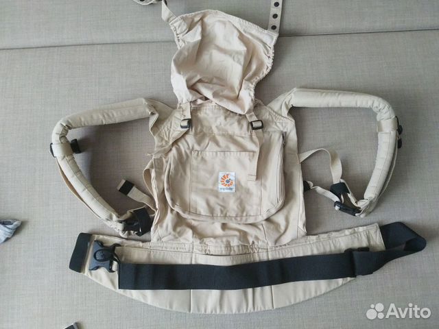 Эргономичный слинг-рюкзак ergo Baby Carrier бежевы