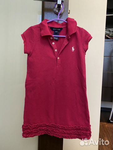 Платье поло Ralph Lauren 4 года оригинал Платье поло Ralph Lauren 4 года оригинал