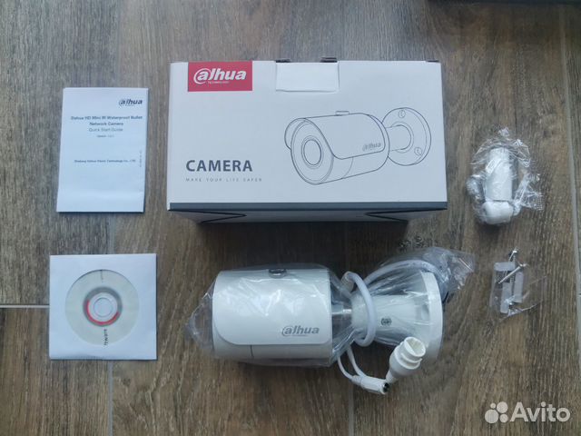 Комплект видеонаблюдения 4 IP камеры Dahua FullHD Комплект видеонаблюдения 4 IP камеры Dahua FullHD