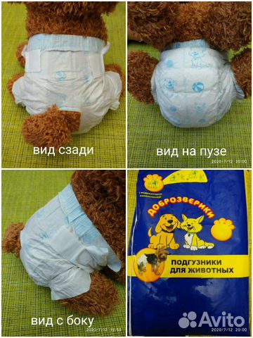 Подгузники, миска и поильник для собаки Подгузники, миска и поильник для собаки