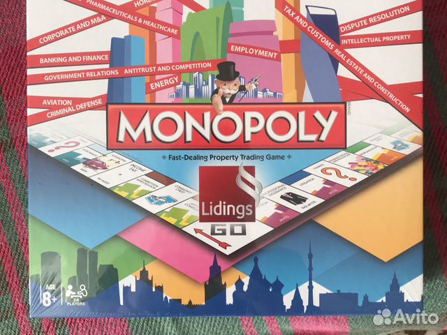 Настольная игра Monopoly Lidings Edition. Оригинал Настольная игра Monopoly Lidings Edition. Оригинал