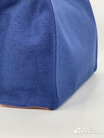 Новая женская сумка кожа + деним ткань синяя Fendi Новая женская сумка кожа + деним ткань синяя Fendi