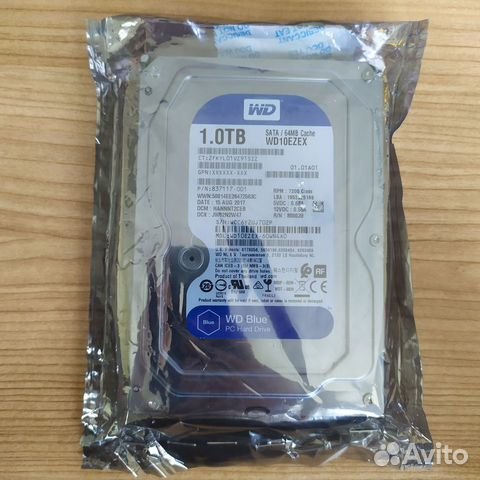 Жесткий диск WD Blue (WD10ezex) 1тб Жесткий диск WD Blue (WD10ezex) 1тб