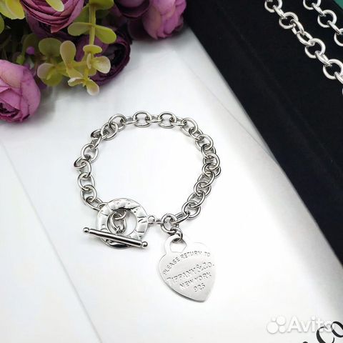 Браслет Tiffany новый Серебро Браслет Tiffany новый Серебро