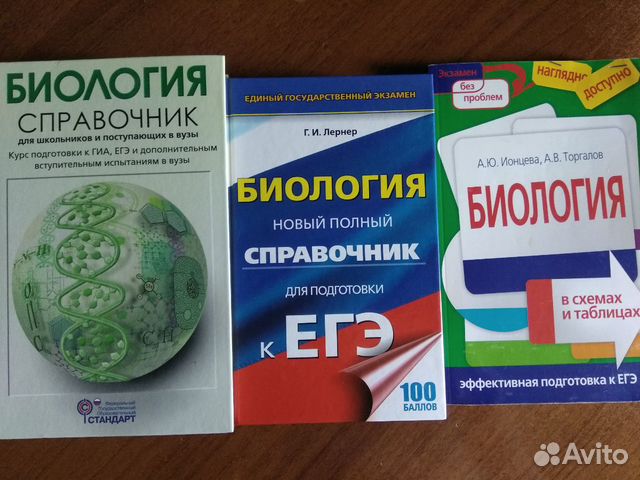 Справочники для подготовки к егэ по биологии