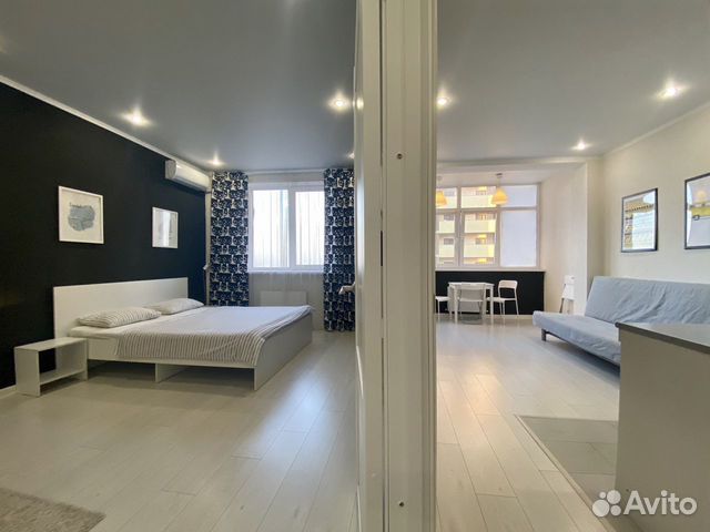 

1-к. квартира, 44 м², 2 кровати