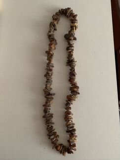 Бусы из янтаря необработанного