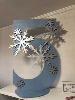 Цифра 5 из фанеры