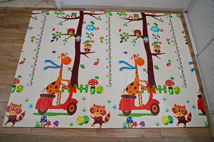 Очень тёплый, двухсторонний коврик XPE игровой