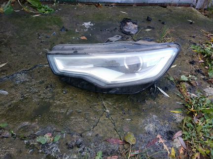 Фара левая Audi A6 дорестайлинг 2011-2014 ксенон