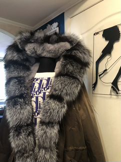 Парка с мехом лисы Fox 56/58