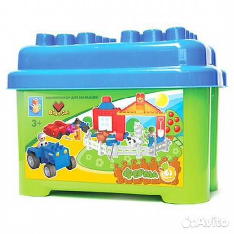 Конструктор Ферма с животными серия Big Brich