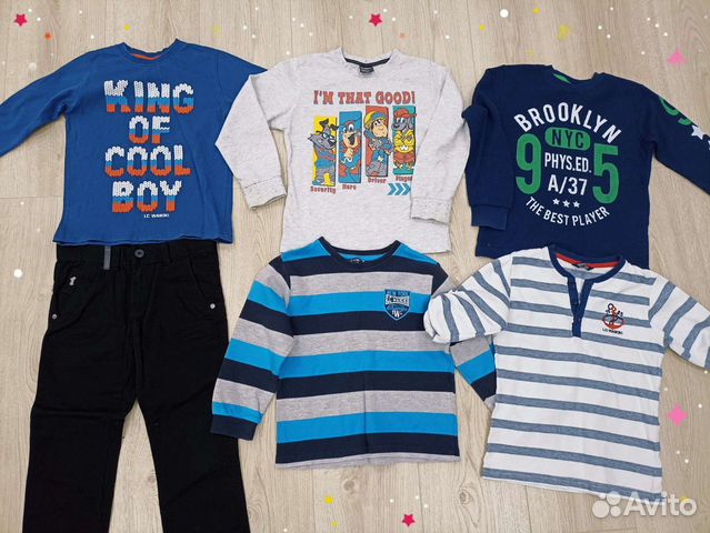 Вещи пакетом на мальчика p. 110/116 бу