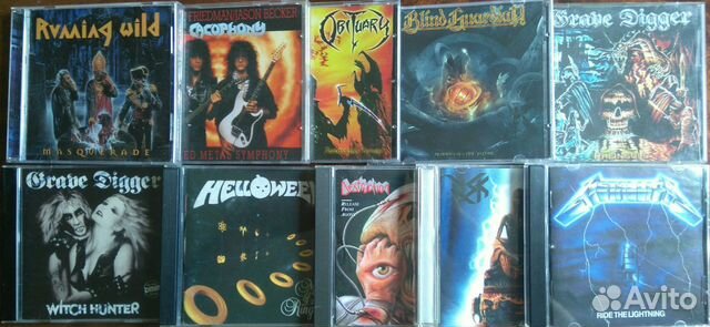 Metallica,Grave Digger,Running Wild, Exciter