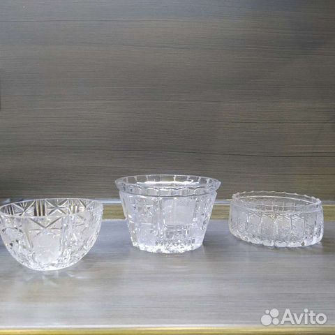 Салатницы хрусталь