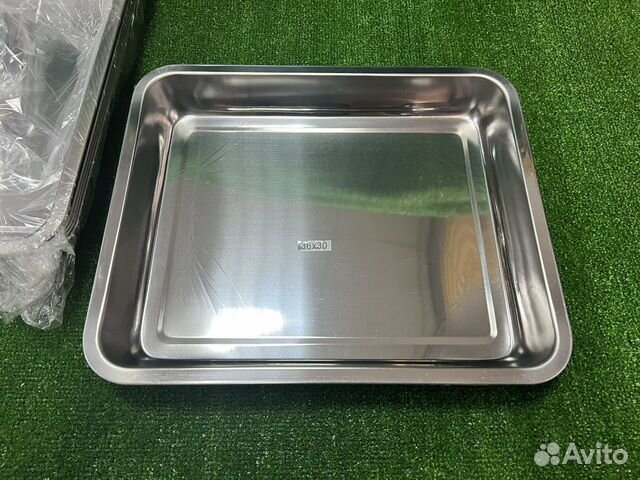 Поднос из нержавейки 40х30