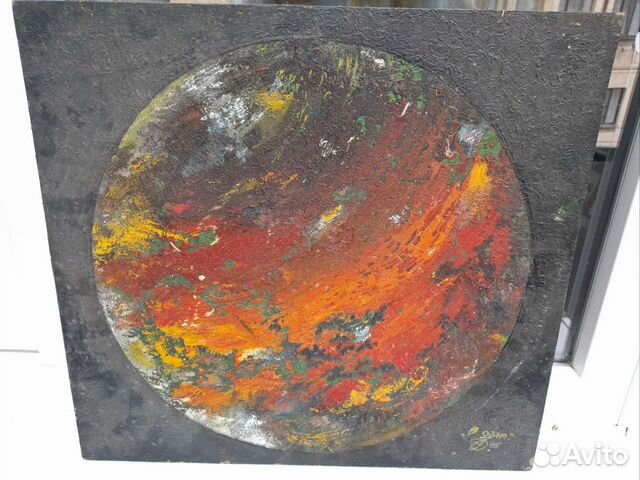 Картина живопись с обоих сторон