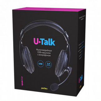 Гарнитура полноразмерная Perfeo U-talk, микрофон
