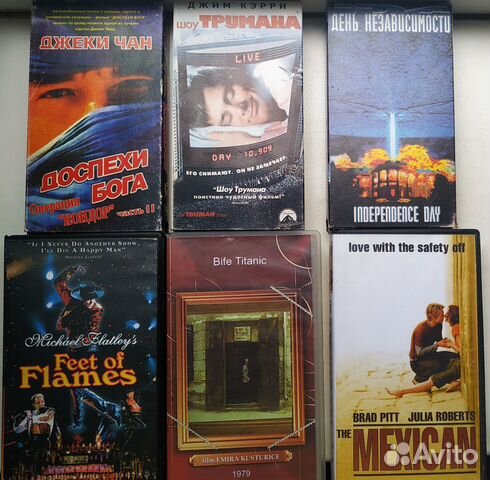 Фильмы, мультфильмы, музыка на видеокассетах, ч.2