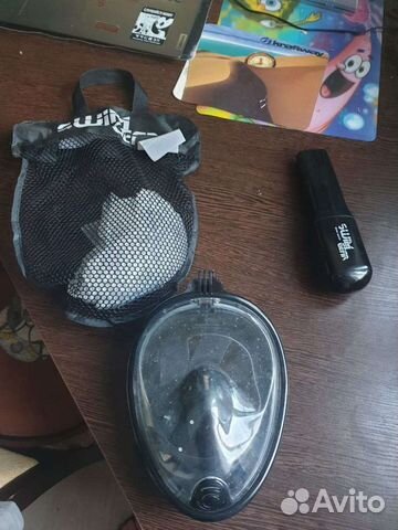 Маски для плавания с трубкой,трубки 2 штуки