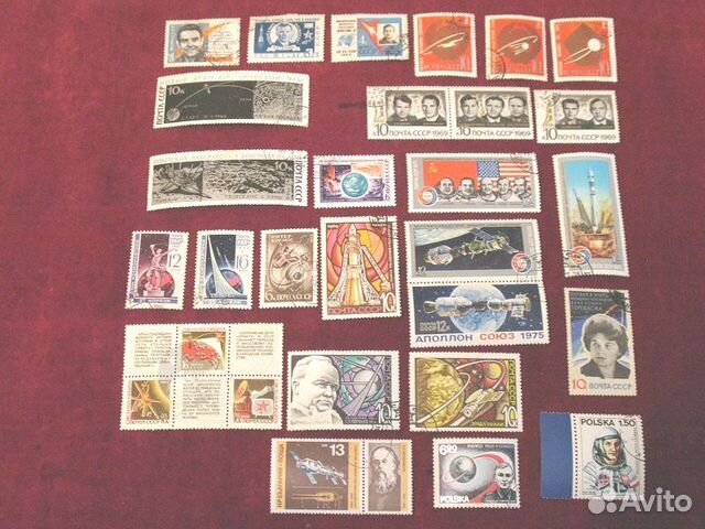 Космос -5 29 шт Гагарин Королев Союз-Апол по3р/шт